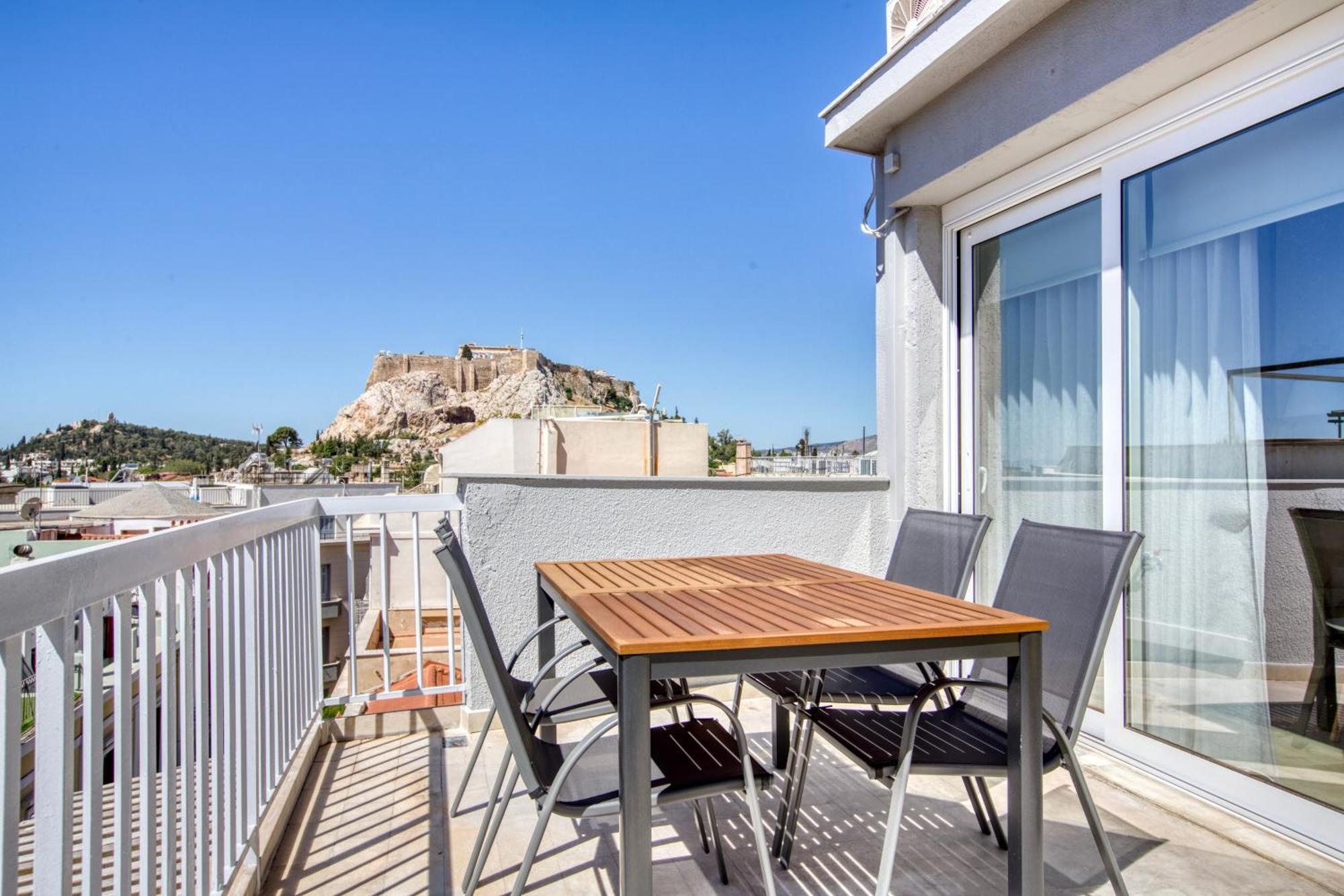 אתונה Avgi - Premium Acropolis View - Family Bedroom מראה חיצוני תמונה